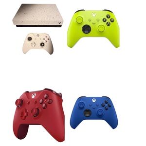 Microsoft Xbox One X Hyperspace Special Edition 4 controllers